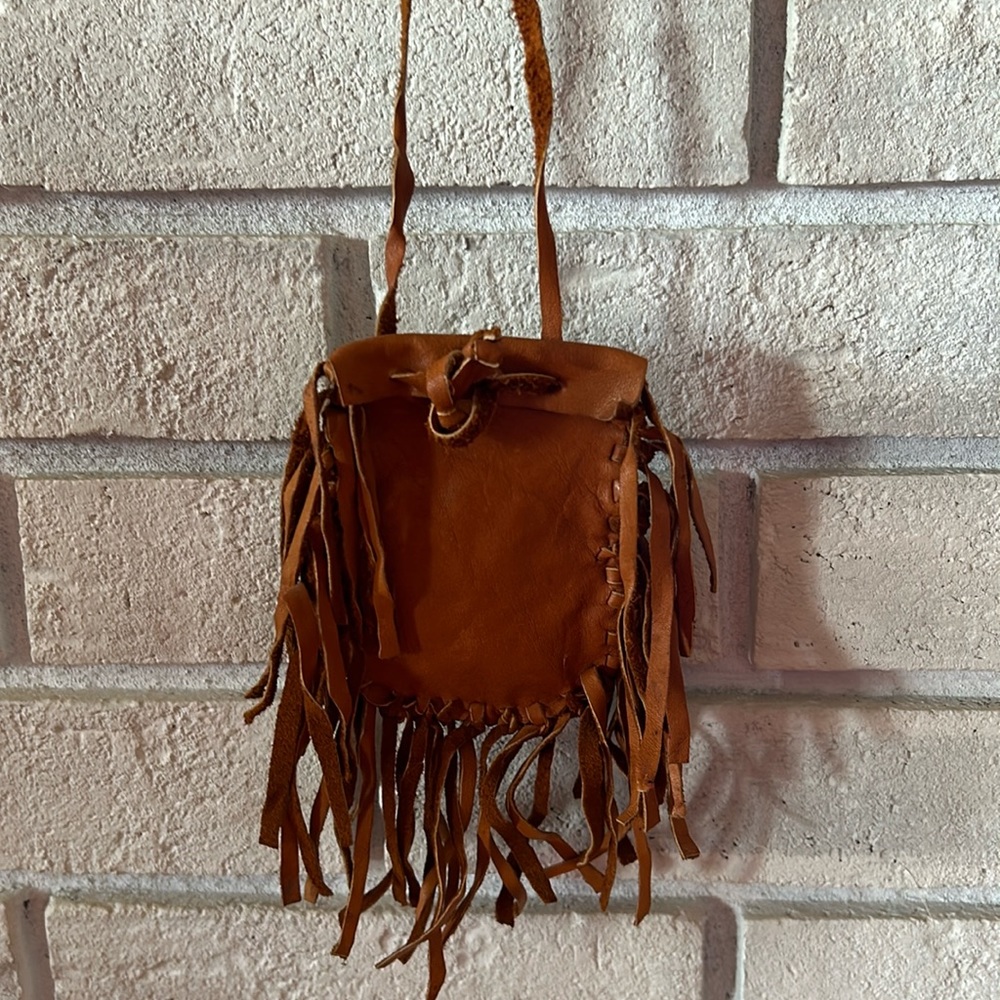 Handcrafted Leather Medicine/Crystal Pouch